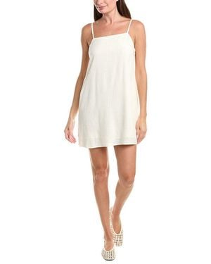 Chaser Brand Soft Biarritz Linen-Blend Mini Dress - White