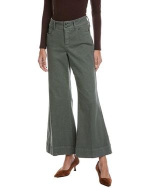NYDJ Mia Sage Leaf Palazzo Jean - Blue