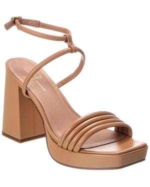 Linea Paolo Eve-L Leather Sandal - Metallic