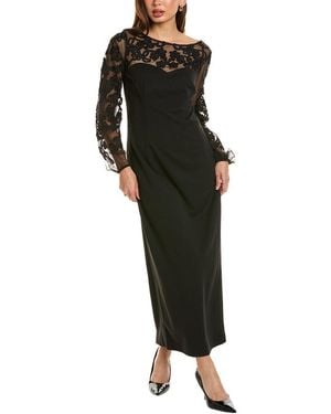 JS Collections Sammi Soutache Gown - Blue