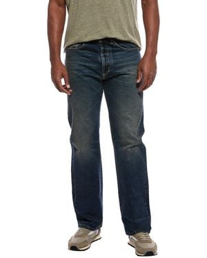 Palm Angels Straight Medium Wash Jean - Blue