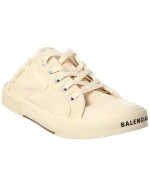 Balenciaga Paris Canvas & Rubber Trainer - Natural