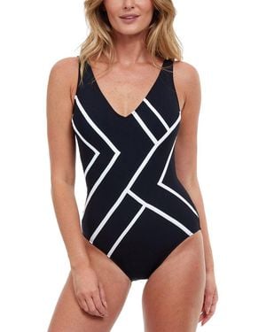 Gottex V Neck One-Piece - Black