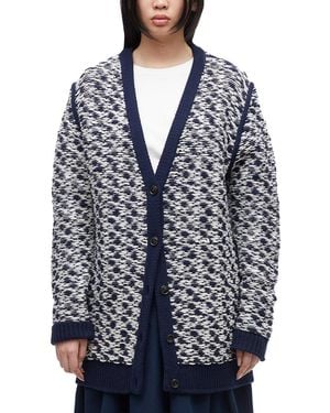 3.1 Phillip Lim Oversized Wool Cardigan - Blue