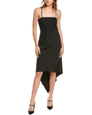 Helmut Lang Scarf Hem Dress - Black