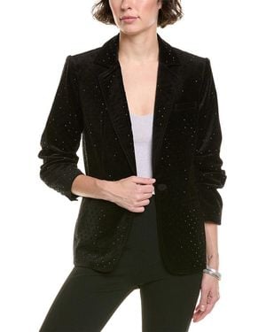 Cinq À Sept Velveteen Khloe Blazer - Black