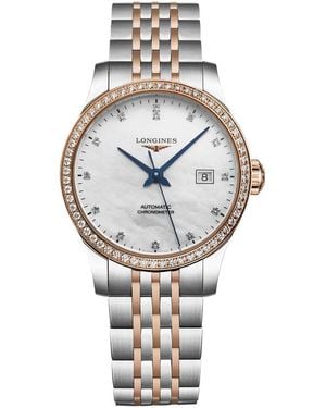 Longines Record Watch, Circa 2020s (authentic Pre-loved) - Metallic