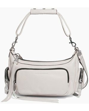 Aimee Kestenberg Away We Go Convertible Leather Shoulder Bag - Gray