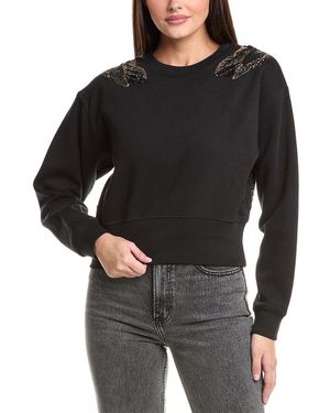 オールセインツ AllSaints Biggy Aster Sweat レディース Sweaters Black ALLSAINTS Biggy Aster Sweatshirt in Black | REVOLVE