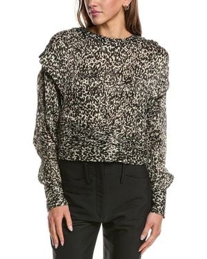 IRO Rusko Silk Top - Black