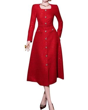 BRC By BURRYCO Midi Dress - Red