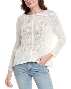 Vince Camuto Centre Seam Jumper - White