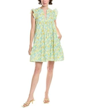 Endless Rose Babydoll Mini Dress - Green