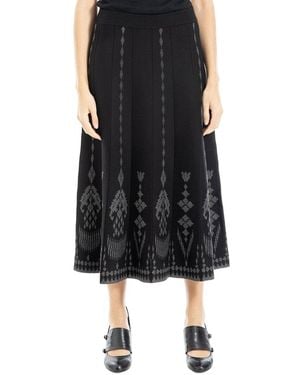 Max Studio A-Line Skirt - Black