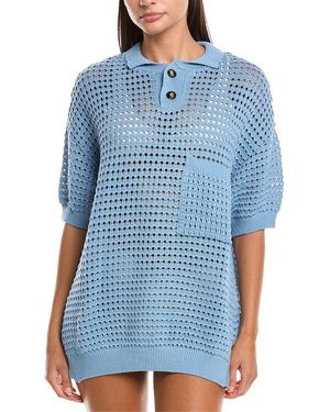 Haight Joana Knit Shirt - Blue