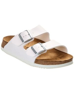 Birkenstock Arizona Prof Birko-Flor Sandal - White