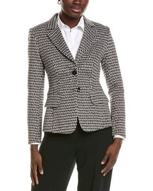 Marc Cain Pattern Blazer - Gray
