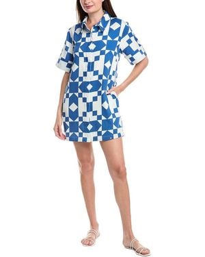Sea Tanya Print Shirtdress - Blue