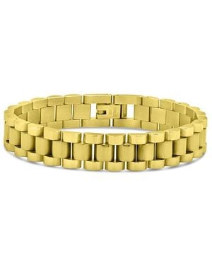 Sterling Forever 14k Plated Thin Chain Watch Band - Yellow