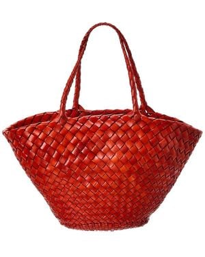 Dragon Diffusion Egola Leather Tote - Red