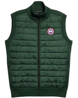 Canada Goose Hybridge Wool Knit Vest - Green