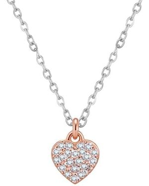 Liv Oliver 18K Plated Necklace - White