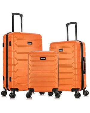 InUSA Trend Lightweight Hardside 3pc Spinner Set - Orange