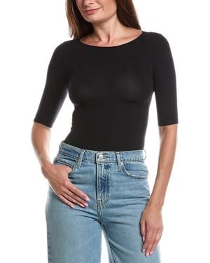 Commando Commando Ballet Body Boatneck Bodysuit - Black