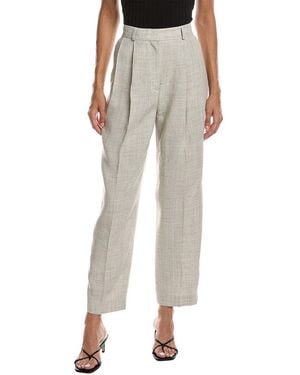 TOTEME Linen-Blend Trouser - White