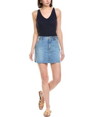 STAUD X Wrangler The Mini Skirt - Blue