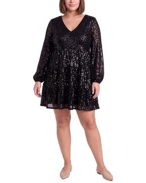 Eliza J Trap Dress - Black