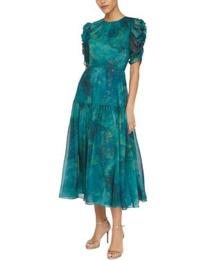 THEIA Carmen Day Dress - Blue