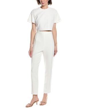 Black Halo 2Pc Syon Jumpsuit - White