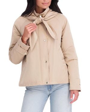 Kensie Luxe Satin Jacket - Red