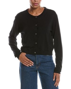 Officine Generale Moane Silk-Blend Cardigan - Black