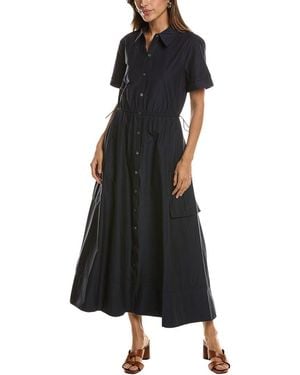 Toccin Short Sleeve Shirtdress - Black