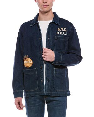 Faherty High Ridge Twill Studio Jacket - Blue