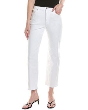 7 For All Mankind The Modern Straight Casablanca Tailored Straight Leg Jean - White