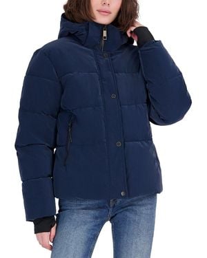 Nautica Glossy Heavyweight Coat - Blue