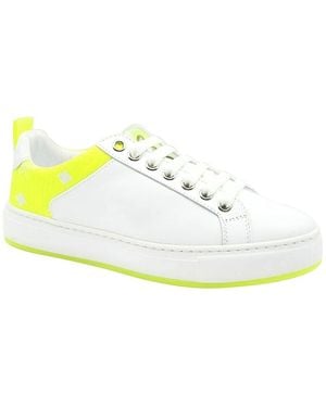 MCM Leather Sneaker - White