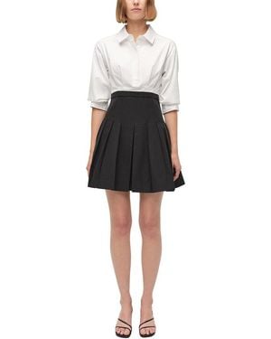 Jonathan Simkhai Sinclair Combo Mini Dress - Black