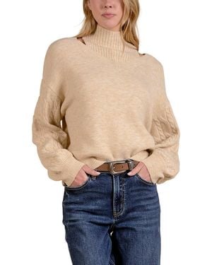 Elan Turtleneck Wool-Blend Jumper - Blue