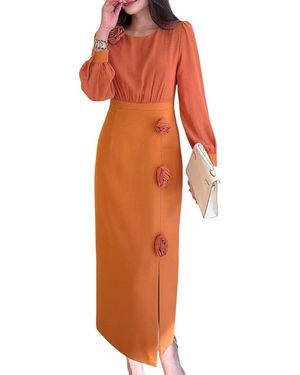 BURRYCO Maxi Dress - Orange