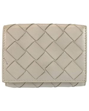 Bottega Veneta Others Compact Wallet (Authentic Pre-Loved) - Grey