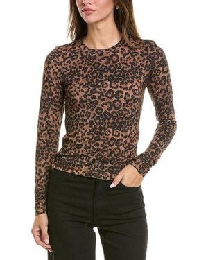 Rag & Bone Luca Printed Top - Brown