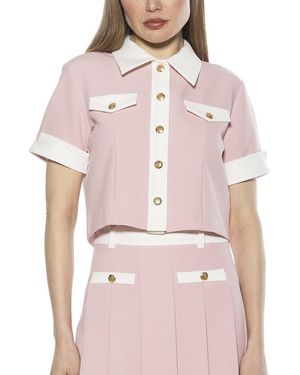 Alexia Admor Emery Top - Pink