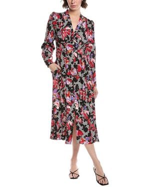 Diane von Furstenberg Erica Shirtdress - Red