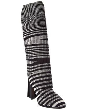 Missoni Knit Boot - Purple