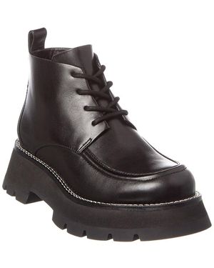 3.1 Phillip Lim Kate Short Leather Combat Boot - Black