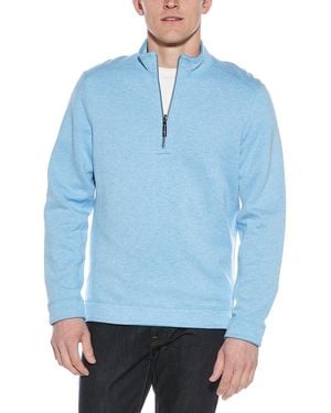 Tommy Bahama New Flip Coast 1/2-Zip Mock Neck Pullover - Blue